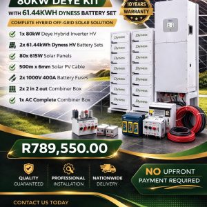 80 KW Deye Kit